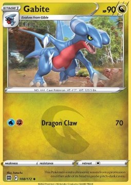 Gabite - Brilliant Stars (Uncommon) [BRS-108]