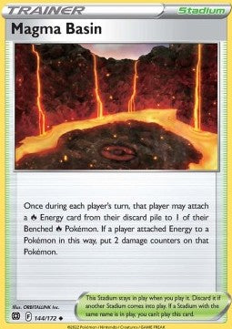 Magma Basin - Brilliant Stars (Uncommon) [BRS-144]