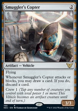 Smuggler's Copter - Commander: Kamigawa: Neon Dynasty (Rare) [NEC-160]
