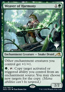 Weaver of Harmony (V.2) - Kamigawa: Neon Dynasty: Promos (Rare) [PNEO-213]