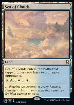 Sea of Clouds - Commander Legends: Battle for Baldur's Gate (Rare) [CLB-360]