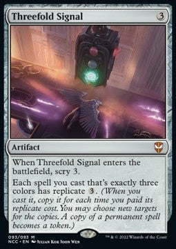 Threefold Signal - Commander: Streets of New Capenna (Mythic) [NCC-93]