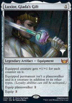 Luxior, Giada's Gift (V.2) - Streets of New Capenna: Promos (Mythic) [PSNC-240]