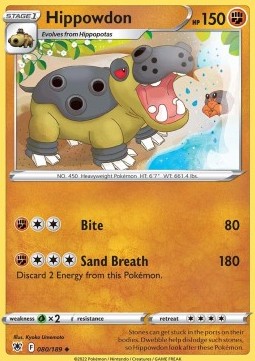 Hippowdon - Astral Radiance (Uncommon) [ASR-080]