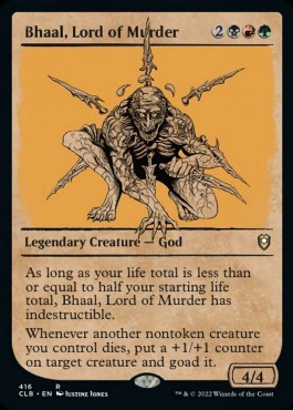 Bhaal, Lord of Murder (V.2) - Commander Legends: Battle for Baldur's Gate: Extras (Rare) [XCLB-416]