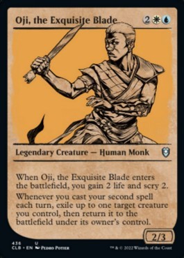 Oji, the Exquisite Blade (V.2) - Commander Legends: Battle for Baldur's Gate: Extras (Uncommon) [XCLB-436]