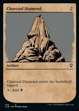 Charcoal Diamond (V.2) - Commander Legends: Battle for Baldur's Gate: Extras (Common) [XCLB-442]