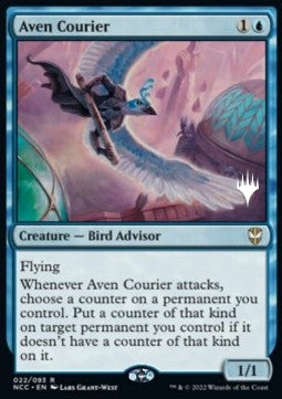 Aven Courier - Commander: Streets of New Capenna: Promos (Rare) [PNCC-22]