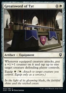 Greatsword of Tyr - Commander Legends: Battle for Baldur's Gate (Common) [CLB-22]