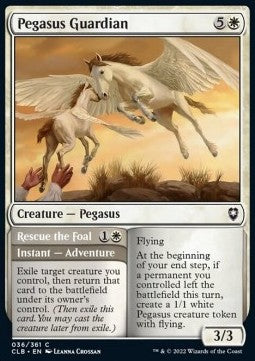 Pegasus Guardian // Rescue the Foal - Commander Legends: Battle for Baldur's Gate (Common) [CLB-36]