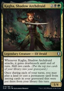Kagha, Shadow Archdruid - Commander Legends: Battle for Baldur's Gate (Uncommon) [CLB-279]