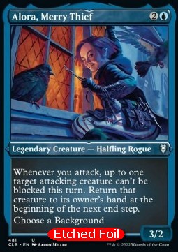 Alora, Merry Thief (V.1) - Commander Legends: Battle for Baldur's Gate: Extras (Uncommon) [XCLB-481]