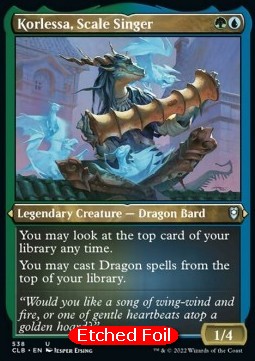 Korlessa, Scale Singer (V.1) - Commander Legends: Battle for Baldur's Gate: Extras (Uncommon) [XCLB-538]