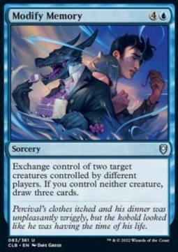 Modify Memory - Commander Legends: Battle for Baldur's Gate (Uncommon) [CLB-83]