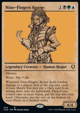 Nine-Fingers Keene (V.2) - Commander Legends: Battle for Baldur's Gate: Extras (Rare) [XCLB-435]