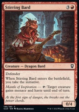 Stirring Bard - Commander Legends: Battle for Baldur's Gate (Common) [CLB-195]
