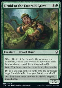 Druid of the Emerald Grove - Commander Legends: Battle for Baldur's Gate (Common) [CLB-226]