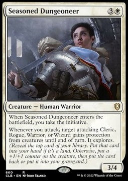 Seasoned Dungeoneer (V.1) - Commander Legends: Battle for Baldur's Gate: Extras (Rare) [XCLB-660]