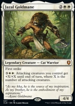Jazal Goldmane - Commander Legends: Battle for Baldur's Gate: Extras (Mythic) [XCLB-697]
