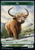 Ox Token (Green 4/4) - Commander Legends: Battle for Baldur's Gate: Extras (Token) [XCLB-T13]