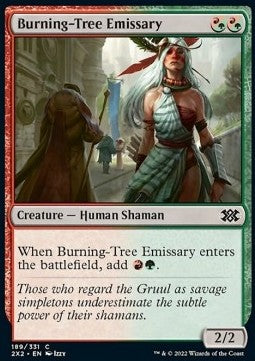 Burning-Tree Emissary - Double Masters 2022 (Common) [2X2-189]