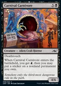 Carnival Carnivore - Unfinity (Common) [UNF-68]
