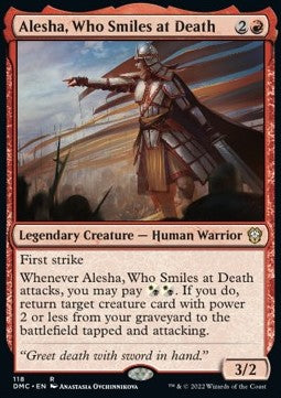 Alesha, Who Smiles at Death - Commander: Dominaria United (Rare) [DMC-118]