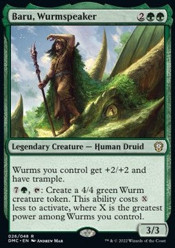 Baru, Wurmspeaker - Commander: Dominaria United (Rare) [DMC-26]