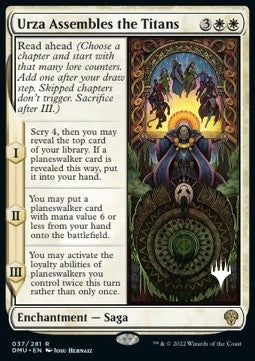 Urza Assembles the Titans (V.2) - Dominaria United: Promos (Rare) [PDMU-37]