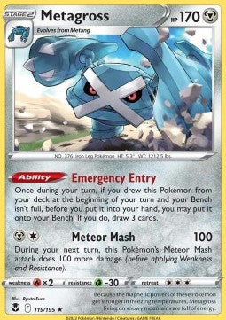 Metagross - Silver Tempest (Holo Rare) [SIT-119]