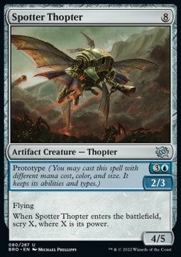 Spotter Thopter - The Brothers' War (Uncommon) [BRO-80]