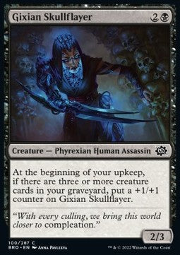 Gixian Skullflayer - The Brothers' War (Common) [BRO-100]