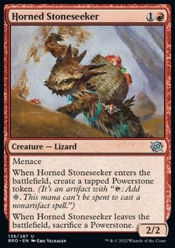 Horned Stoneseeker - The Brothers' War (Uncommon) [BRO-138]
