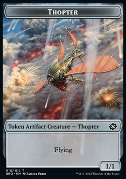 Thopter Token (Artifact 1/1) - The Brothers' War: Extras (Token) [XBRO-T10]