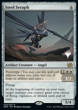 Steel Seraph (V.2) - The Brothers' War: Promos (Rare) [PBRO-38]