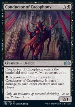 Conductor of Cacophony - Jumpstart 2022 (Uncommon) [J22-20]
