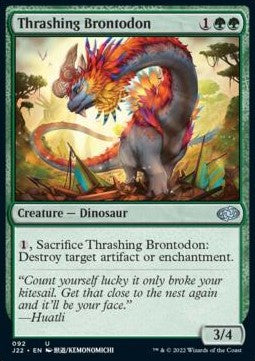 Thrashing Brontodon - Jumpstart 2022 (Uncommon) [J22-92]