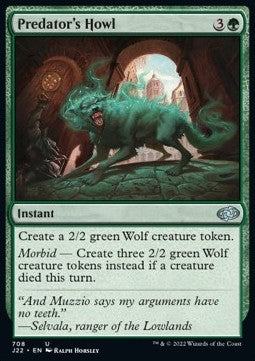 Predator's Howl - Jumpstart 2022 (Uncommon) [J22-708]