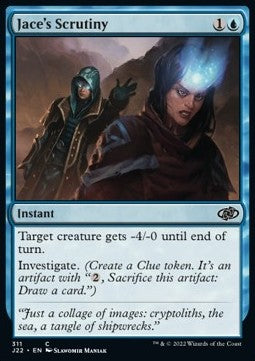 Jace's Scrutiny - Jumpstart 2022 (Common) [J22-311]