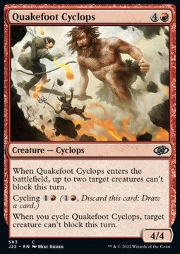 Quakefoot Cyclops - Jumpstart 2022 (Common) [J22-583]