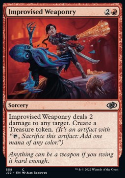 Improvised Weaponry - Jumpstart 2022 (Common) [J22-558]