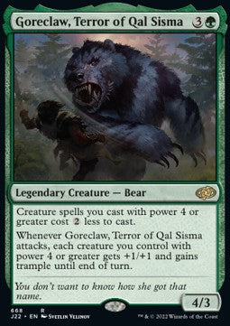 Goreclaw, Terror of Qal Sisma - Jumpstart 2022 (Rare) [J22-668]