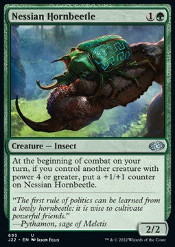 Nessian Hornbeetle - Jumpstart 2022 (Uncommon) [J22-695]