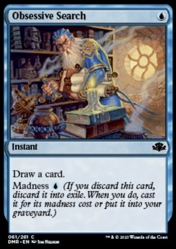 Obsessive Search - Dominaria Remastered (Common) [DMR-61]