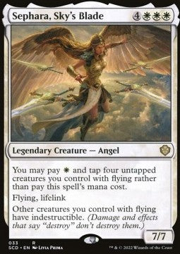 Sephara, Sky's Blade - Starter Commander Decks (Rare) [SCD-33]