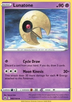 Lunatone - Crown Zenith (Uncommon) [CRZ-062]