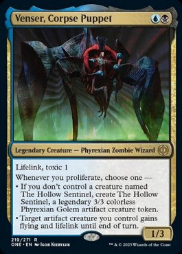 Venser, Corpse Puppet - Phyrexia: All Will Be One (Rare) [ONE-219]