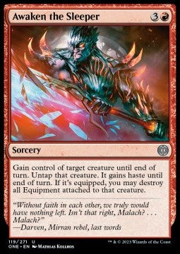 Awaken the Sleeper - Phyrexia: All Will Be One (Uncommon) [ONE-119]