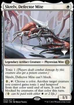 Skrelv, Defector Mite (V.2) - Phyrexia: All Will Be One: Promos (Rare) [PONE-33]