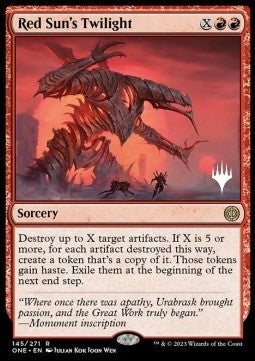 Red Sun's Twilight (V.2) - Phyrexia: All Will Be One: Promos (Rare) [PONE-145]